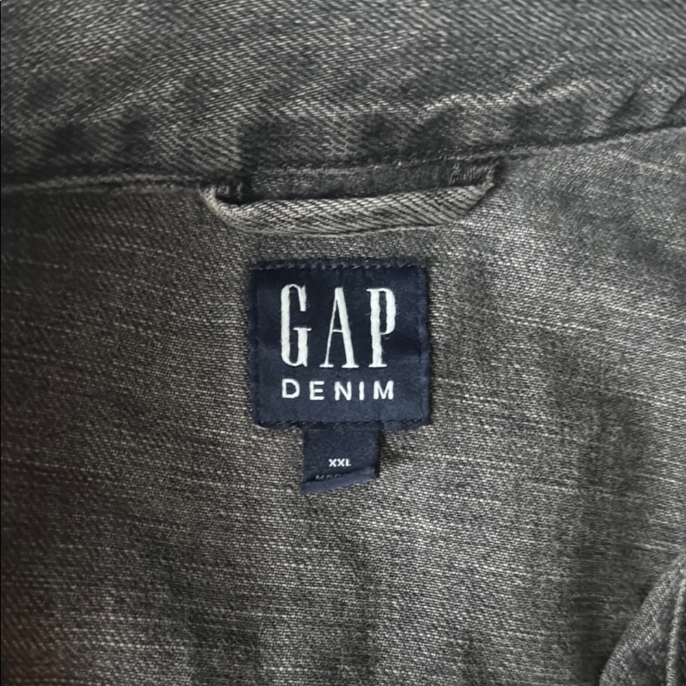 GAP Gray Jean Jacket - image 2